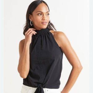 Evereve black halter top - size M